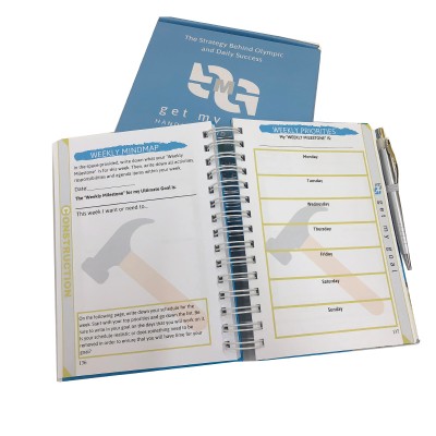 2020 Creat and Print Own Demand Daily Monthly Journal Diary Planner Printing with boxes