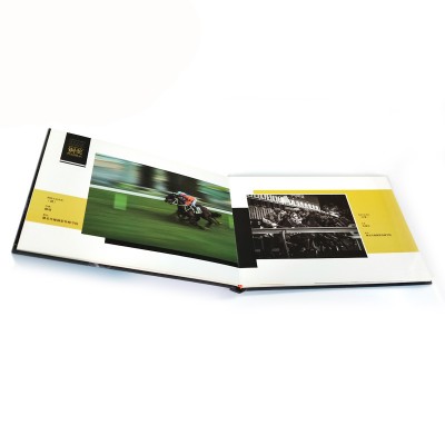 Landscape hard cover color printing perfect bound photography books