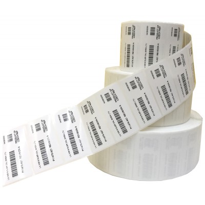 Custom Brand Printed White Label Sticker Roll Self Adhesive Round Vinyl Sticker Rolls