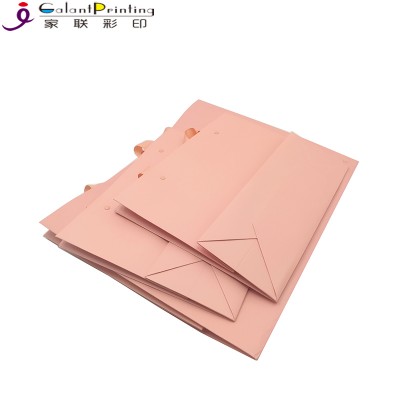 Factory Cheap Custom Recyclable White Kraft Paper Bags Shopping Christmas Gift Bags with Twisted Handles