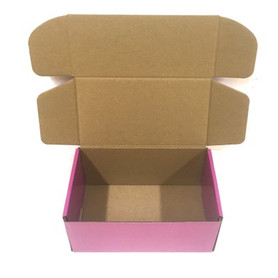 Corrugated Kraft Plant Shipping Box Custom Printed Self Sealing Mailer Box with logo boxes