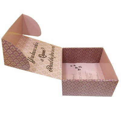 Pink color boxes unique shipping boxes custom logo corrugated mailer box