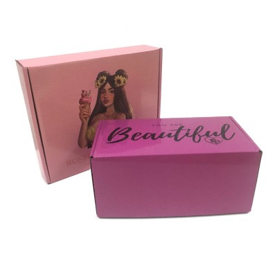 Custom die cut e-commerce cardboard box corrugated mailer box